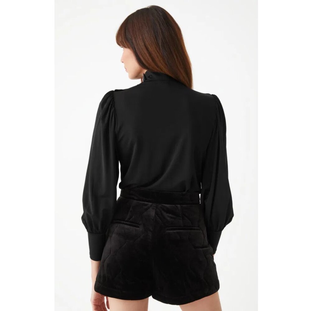 & Other Stories Diamanté Mock Neck Top - Picture 3 of 9